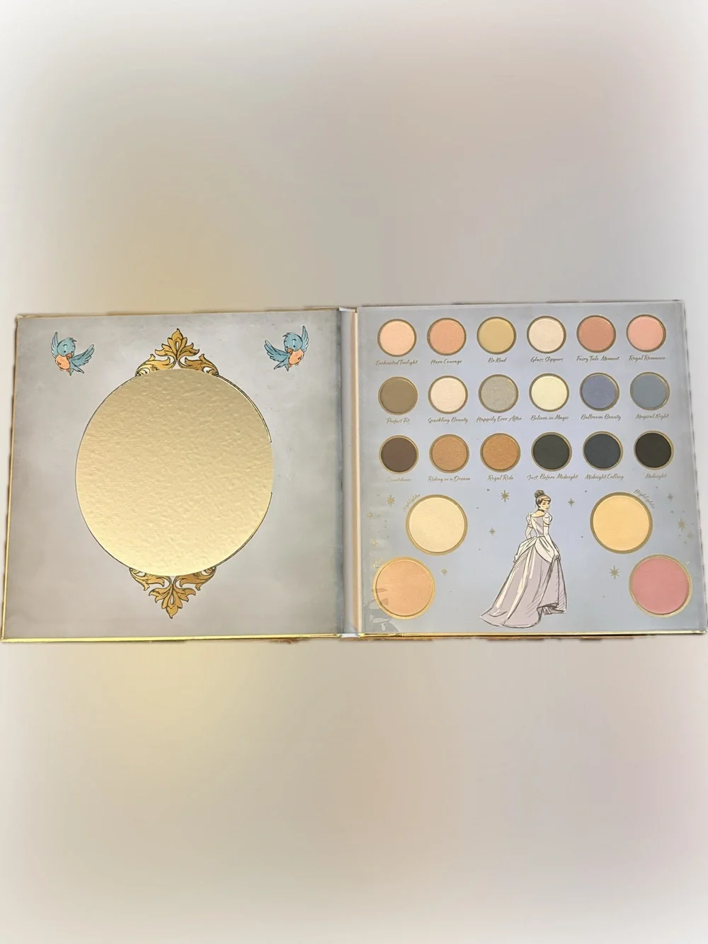 Taste Beauty x Disney Cinderella Eyeshadow and Face Palette collectible design